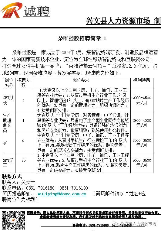 贵州兴仁最新招聘信息汇总